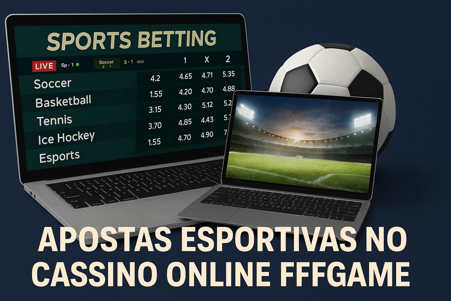 Apostas esportivas no cassino online FFFGAME